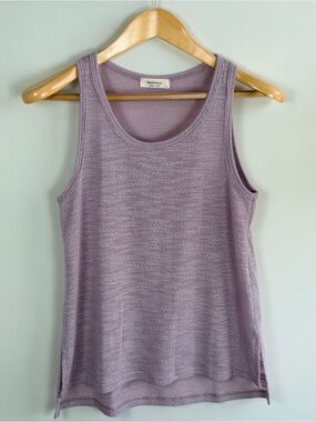✨4/$25✨ Heimious Lavender Brushed Knit Tank Top Sleeveless Tunic Small